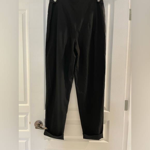 ESCADA Laurél High Waisted Wool Tapered Hem Pants German size 42/US 12/L - Picture 3 of 5